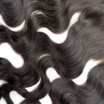 Raw Vietnamese Body Wave 13x4 Swiss Frontal