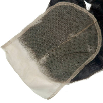 Raw Vietnamese Ripple Curly 5x5 Swiss Closure