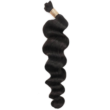 Loose Wave Bulk Human Hair Extensions