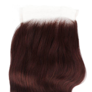 Burgundy Body Wave 5x5 HD Closure